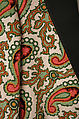 Evening ensemble, Ann E. Lipscomb (American), (a) wool
(b) cotton
(d) silk, American