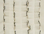 Evening ensemble, Ann E. Lipscomb (American), (a) wool
(b) cotton
(d) silk, American