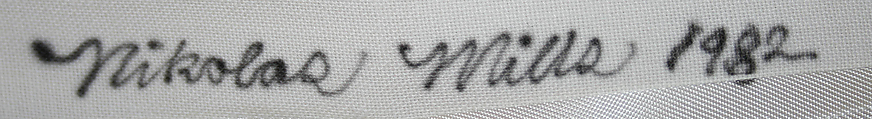 Evening ensemble, Nikolas C. Mills, flax, cotton, polyester, American