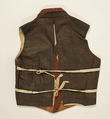 Vest, wool, cotton, French