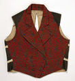 Vest, wool, cotton, French