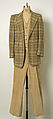 Suit, Sal Cesarani  American, wool, cotton, American
