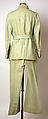 Leisure suit, Pierre Cardin (French (born Italy), San Biagio di Callalta 1922–2020 Neuilly), linen, French