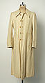 Raincoat, Bergdorf Goodman (American, founded 1899), cotton, American
