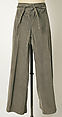 Ensemble, cotton, wool, Japanese