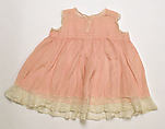 Ensemble, cotton, silk, European