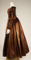 Dress, silk, American