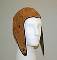 Cap, leather, wool, cotton, American