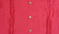 Shirt, Elsa Schiaparelli (Italian, 1890–1973), silk, plastic, French