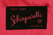 Shirt, Elsa Schiaparelli (Italian, 1890–1973), silk, plastic, French