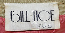 Loungewear, Bill Tice, silk, metallic, American