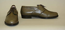 Oxfords, Susan Bennis/Warren Edwards (American, 1977–1997), leather, rubber, American