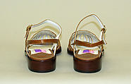 Sandals, Susan Bennis/Warren Edwards (American, 1977–1997), leather, American