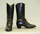 Boots, Susan Bennis/Warren Edwards (American, 1977–1997), leather, metal, American