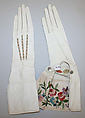 Gloves, Galeries Lafayette French, leather, silk, French