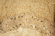 Wedding dress, House of Worth (French, 1858–1956), silk, French