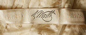 Wedding dress, House of Worth (French, 1858–1956), silk, French