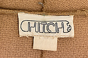 Coat, Henri Bendel (American, founded 1895), wool, leather, American