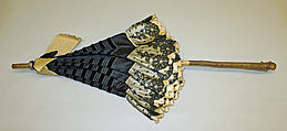 Parasol, silk, wood, American