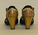 Shoes, André Perugia (French, 1893–1977), silk, leather, French