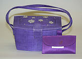 Accessory set, Saks Fifth Avenue (American, founded 1924), silk, leather, American