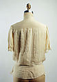 Blouse, silk, probably French