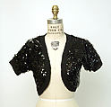 Sweater, wool, plastic, American