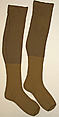 Riding stockings, cotton, wool, American or European