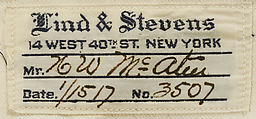 Ensemble, wool, American