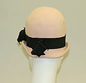 Cloche, fur, wool (probably), Italian