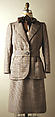 Suit, Norman Norell  American, wool, silk, American