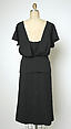 Cocktail dress, House of Balenciaga (French, founded 1937), wool, French