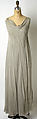 Evening dress, Griffe of Paris (French), silk, French