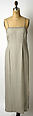 Evening dress, Griffe of Paris (French), silk, French
