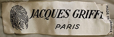 Evening dress, Griffe of Paris (French), silk, French