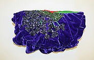 Muff, silk, American or European