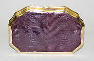Minaudière, Judith Leiber (American, born Hungary, Budapest 1921–2018 Springs, New York), leather, metal, American
