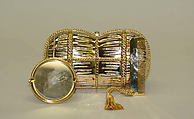 Minaudière, Judith Leiber  American, metal, leather, silk, American