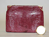 Purse, Judith Leiber American, leather, silk, American