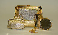 Minaudière, Judith Leiber  American, metal, leather, silk, American