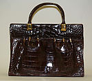 Purse, Judith Leiber  American, leather, metal, American