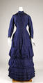 Dress, silk, probably American