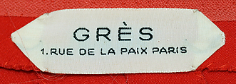 Evening dress, Madame Grès (Germaine Émilie Krebs) (French, Paris 1903–1993 Var region), silk, French