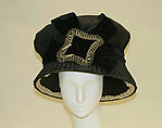 Hat, silk, steel, American