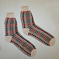 Socks, rayon, nylon, cotton, American