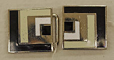Belt buckle, metal, French