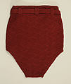 Bathing suit, wool, probably American