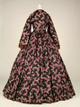 Dress, silk, American