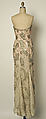 Court presentation ensemble, House of Balmain (French, founded 1945), cotton, silk, plastic, French