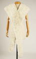 Accessory set, feathers, silk, British